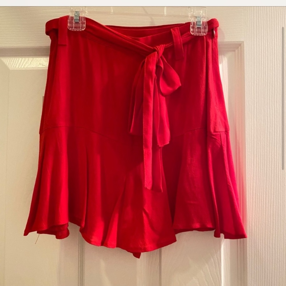 NWT Red Zara Mini Skort